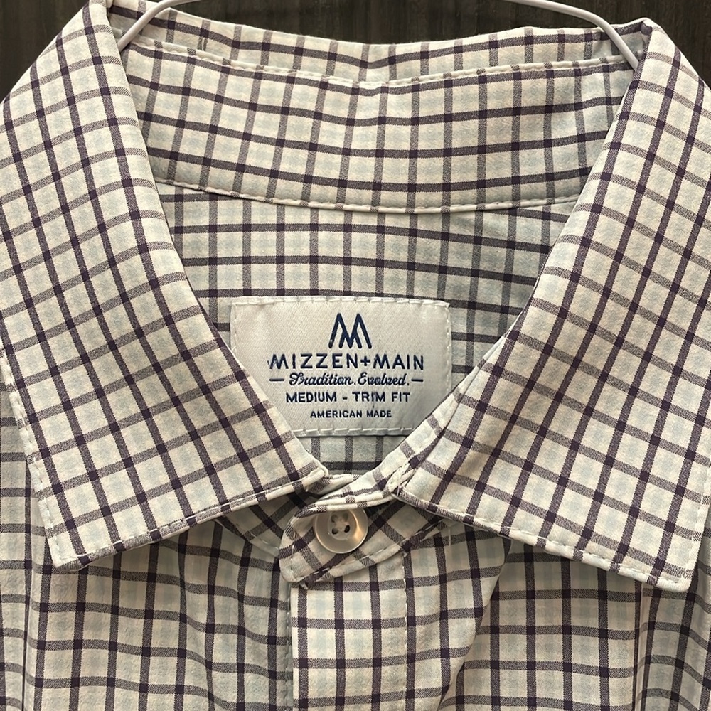 Mizzen+Main men’s button down dress shirt